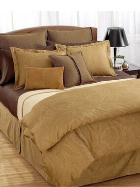 Ralph Lauren DONCASTER CAMEL PAISLEY Duvet & Sham Set